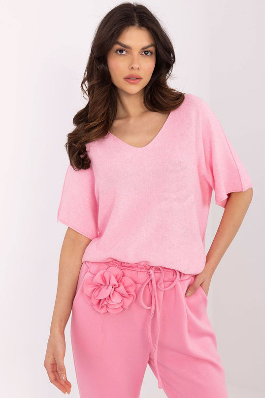  Maglione a manica corta model 210000 Italy Moda 
